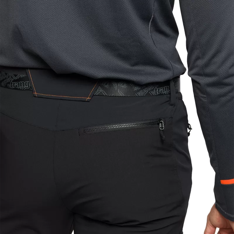 Trangoworld PANT. LARGO GRISONS NEGRO