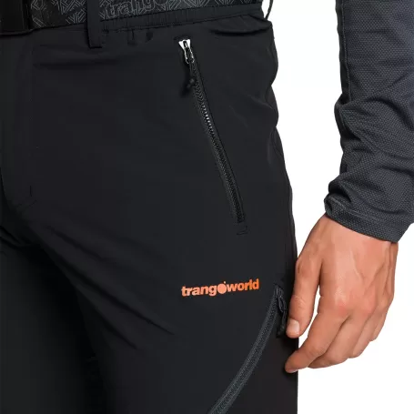 Trangoworld PANT. LARGO GRISONS NEGRO