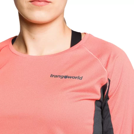 Trangoworld CAMISETA SARDALA CORAL/ANTRACITA