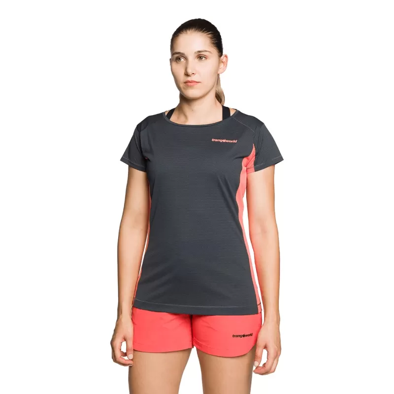 CAMISETA RUENTE ANTRACITE/CORAL CAMISETA RUENTE ANTRACITE/CORAL