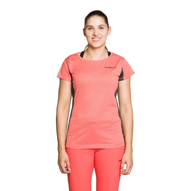 Trangoworld CAMISETA RUENTE CORAL/ANTRACITA