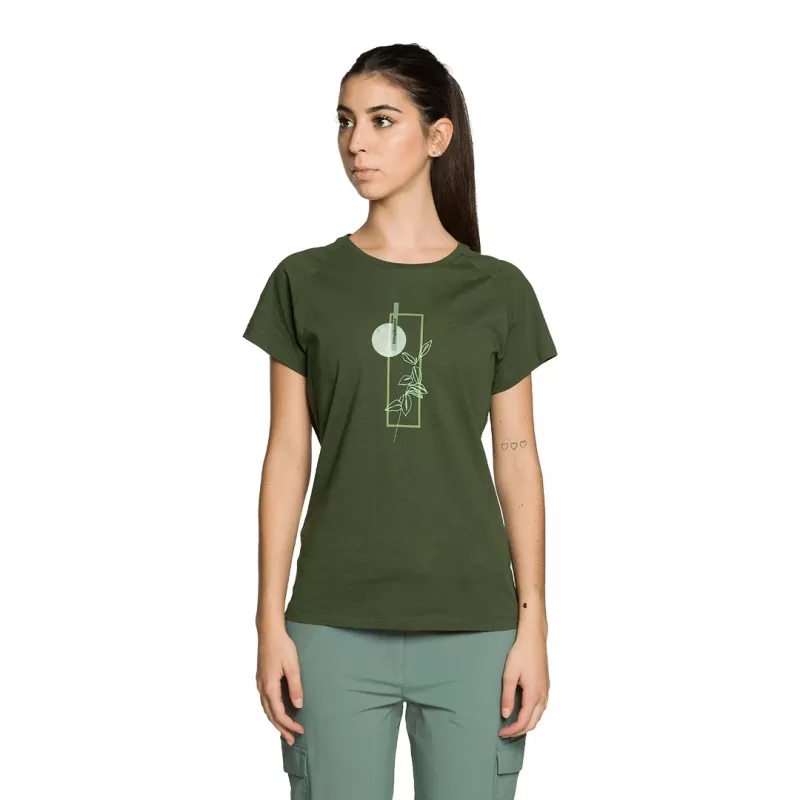 Camiseta Trangoworld SERPE Verde Escuro