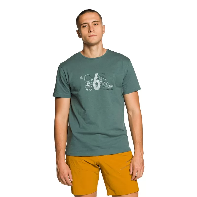 CAMISETA BAYRA Trangoworld AZUL VERDE