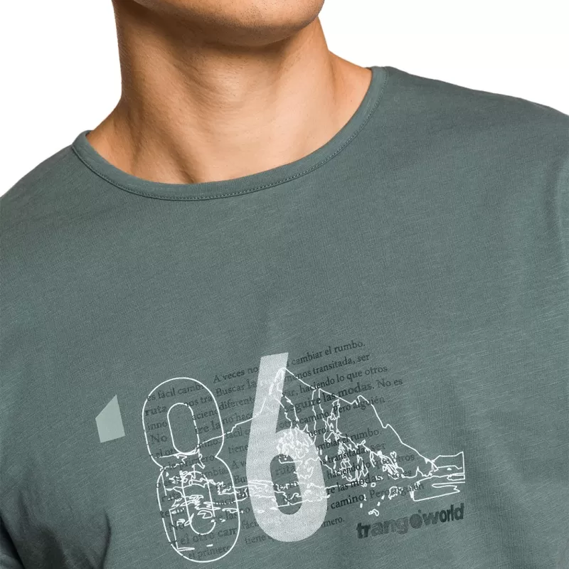 CAMISETA BAYRA Trangoworld AZUL VERDE