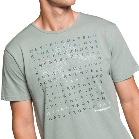 Trangoworld CAMISETA SAMOA GRIS AZULADO