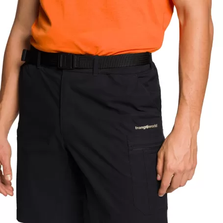 Trangoworld PANT. CORTO NORGAY NEGRO