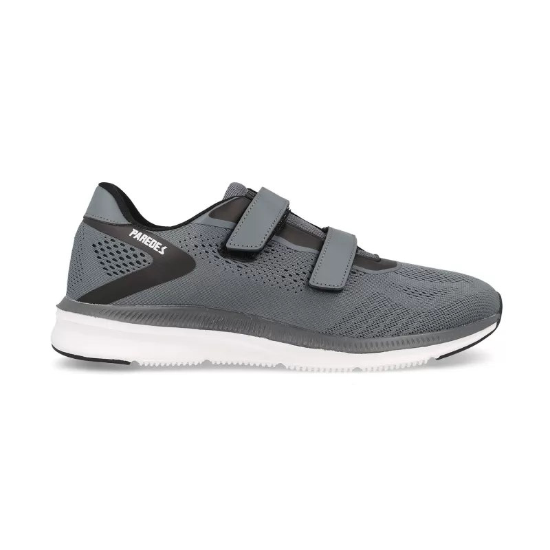 Paredes Zapatillas de Deporte Hombre Extra Cómodas Lalín Gris Paredes Zapatillas de Deporte Hombre Extra Cómodas Lalín Gris