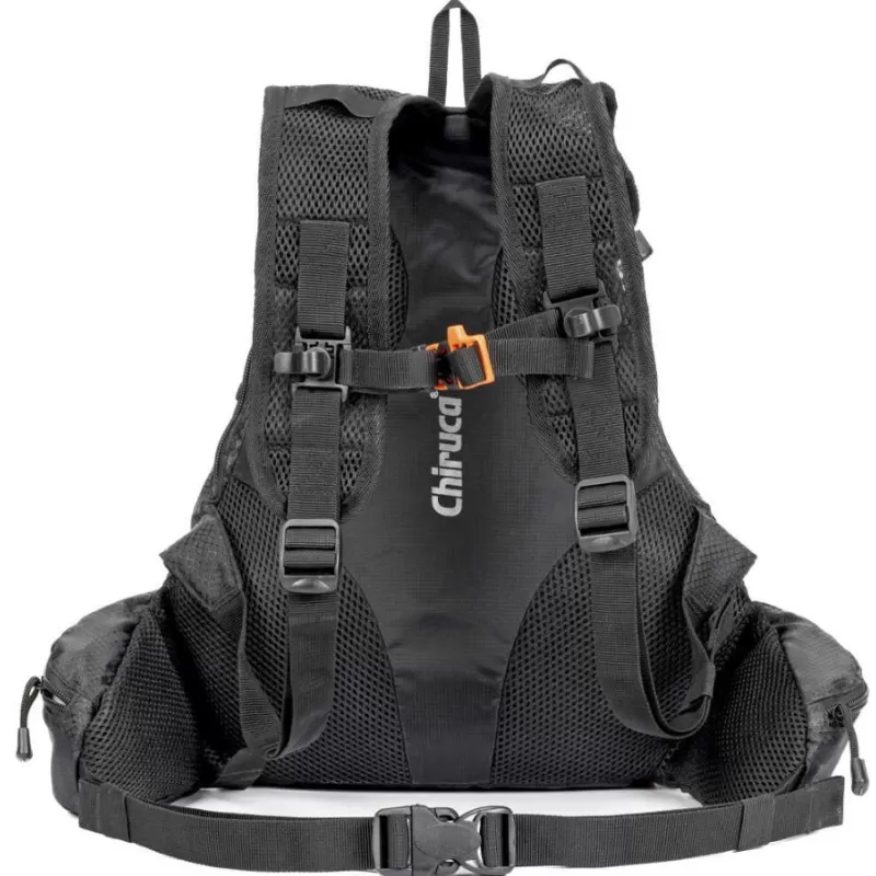 MOCHILA DE TRILHA CHIRUCA 11L PRETA-VERMELHA