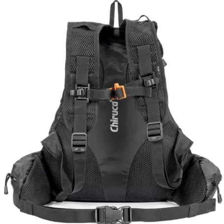 MOCHILA DE TRILHA CHIRUCA 11L PRETA-VERMELHA