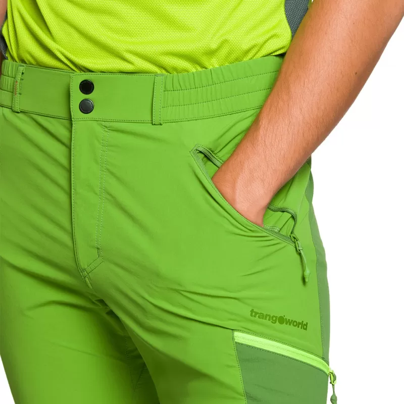 Trangoworld PANT. LARGO MALMO DF VERDE/VERDE OSCURO