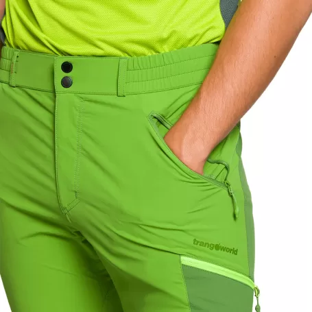 Trangoworld PANT. LARGO MALMO DF VERDE/VERDE OSCURO