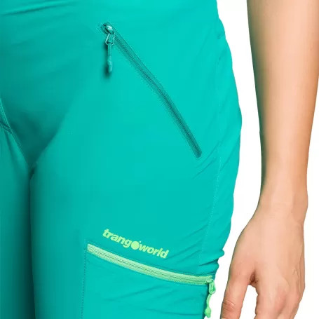 Trangoworld PANT. LARGO MALAREN DF VERDE