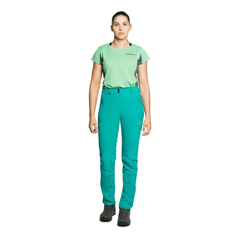Trangoworld PANT. LARGO MALAREN DF VERDE