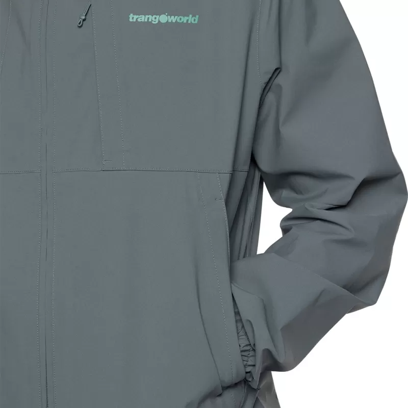 Trangoworld CHAQUETA CAICOS AZUL VERDOSO