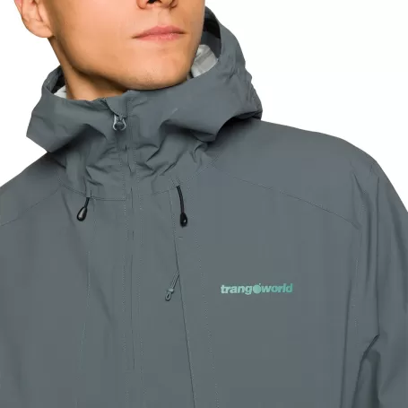 Trangoworld CHAQUETA CAICOS AZUL VERDOSO