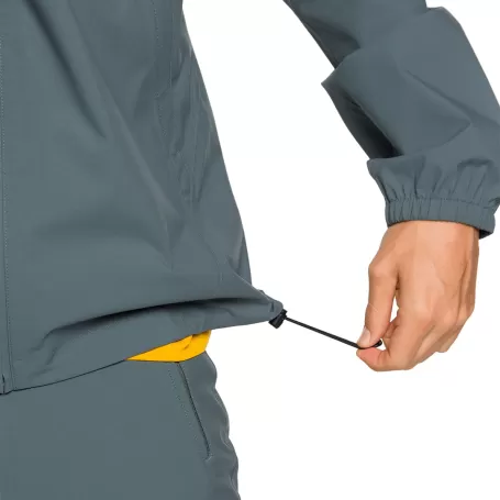 Trangoworld CHAQUETA CAICOS AZUL VERDOSO