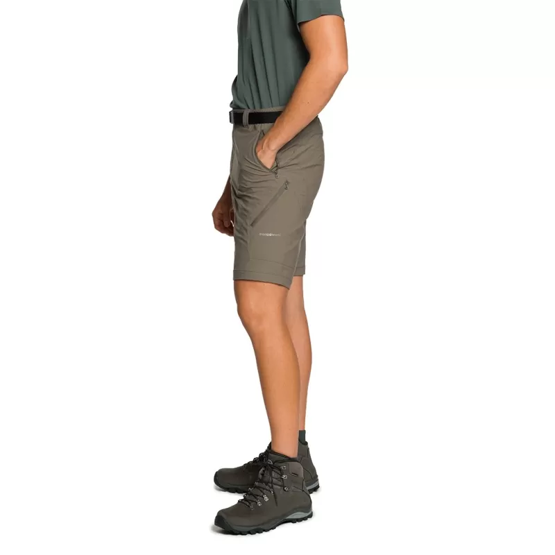 Trangoworld PANT. CORTO PALUA MARRON