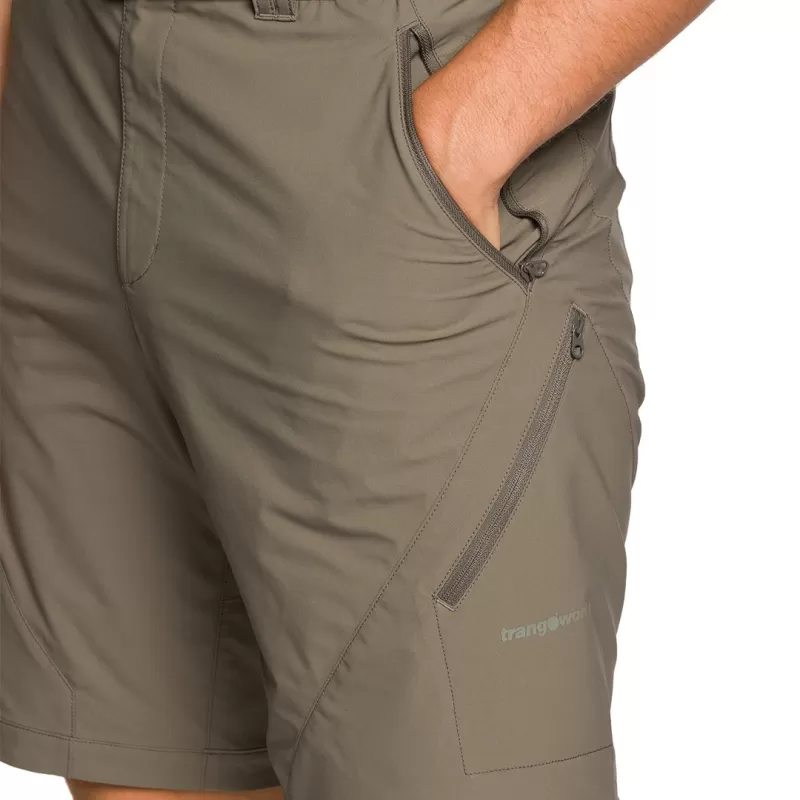 Trangoworld PANT. CORTO PALUA MARRON