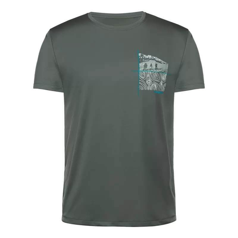 CAMISETA DZUKO AZUL-ESVERDEADA CAMISETA DZUKO AZUL-ESVERDEADA