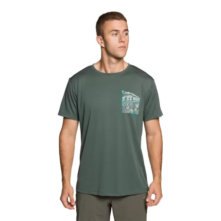 CAMISETA Trangoworld DZUKO AZUL-ESVERDEADO