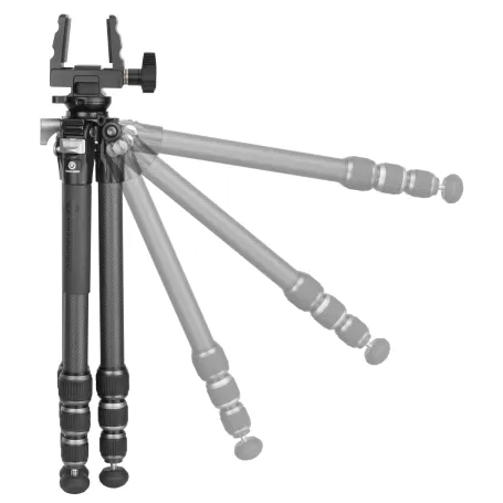 Tripé de caça Vanguard Endeavor LT 264CGM65 Carbon, tamanho para viagem