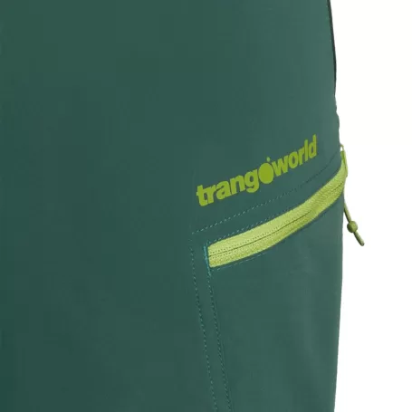 Trangoworld PANTALÓN CORTO VERGES 001 VERDE OSCURO