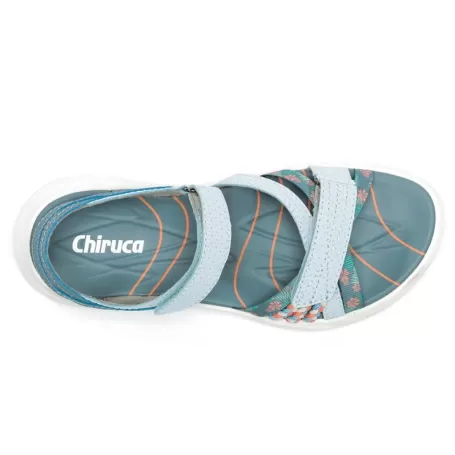 Chiruca BARBATE AZUL VERDE - Sandalias CHIRUCA Travel Sport
