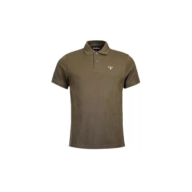 Polo Esportivo Barbour Verde oliva escuro Polo Esportivo Barbour Verde oliva escuro