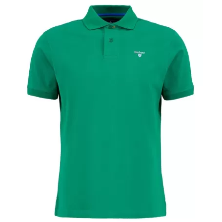 Polo Esportivo Barbour Verde brilhante