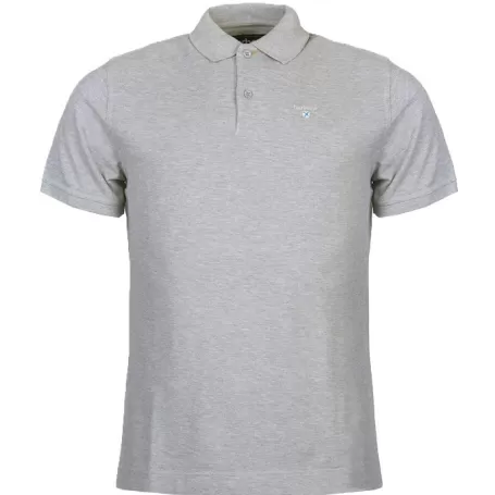 Polo Esportivo Barbour Cinza Mesclado Polo Esportivo Barbour Cinza Mesclado