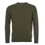 Barbour Essential Lambswool Crew Neck Seaweed Green