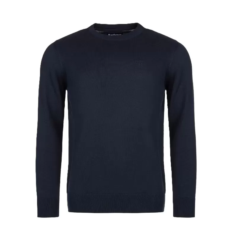 Barbour Essential Lambswool Gola Redonda Azul Marinho Barbour Essential Lambswool Gola Redonda Azul Marinho