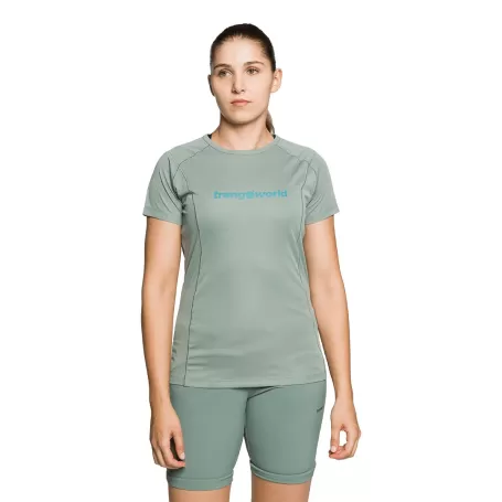 CAMISETA Trangoworld DEMBA AZUL CINZA