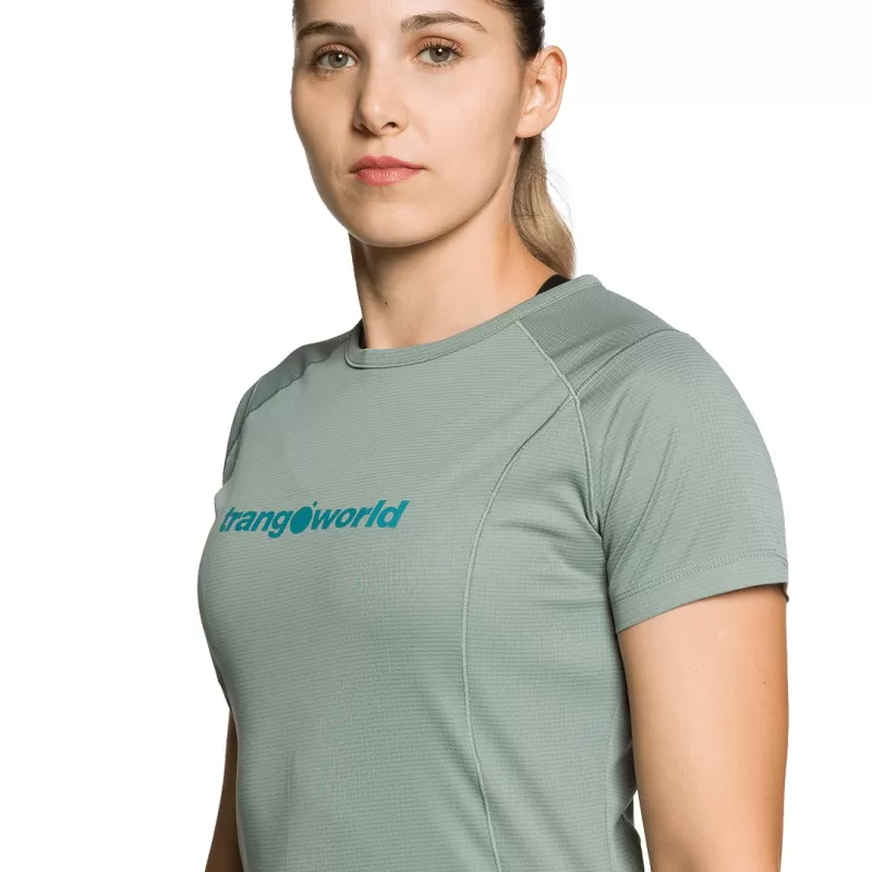 CAMISETA Trangoworld DEMBA AZUL CINZA