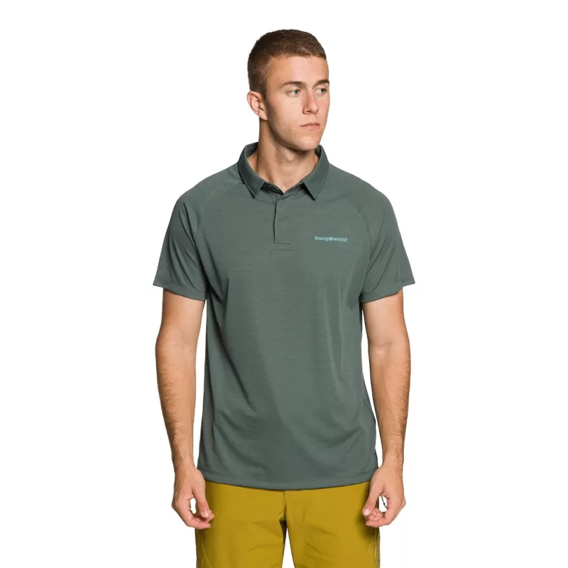 CAMISA POLO COM GORRO AZUL-ESVERDEADO Trangoworld