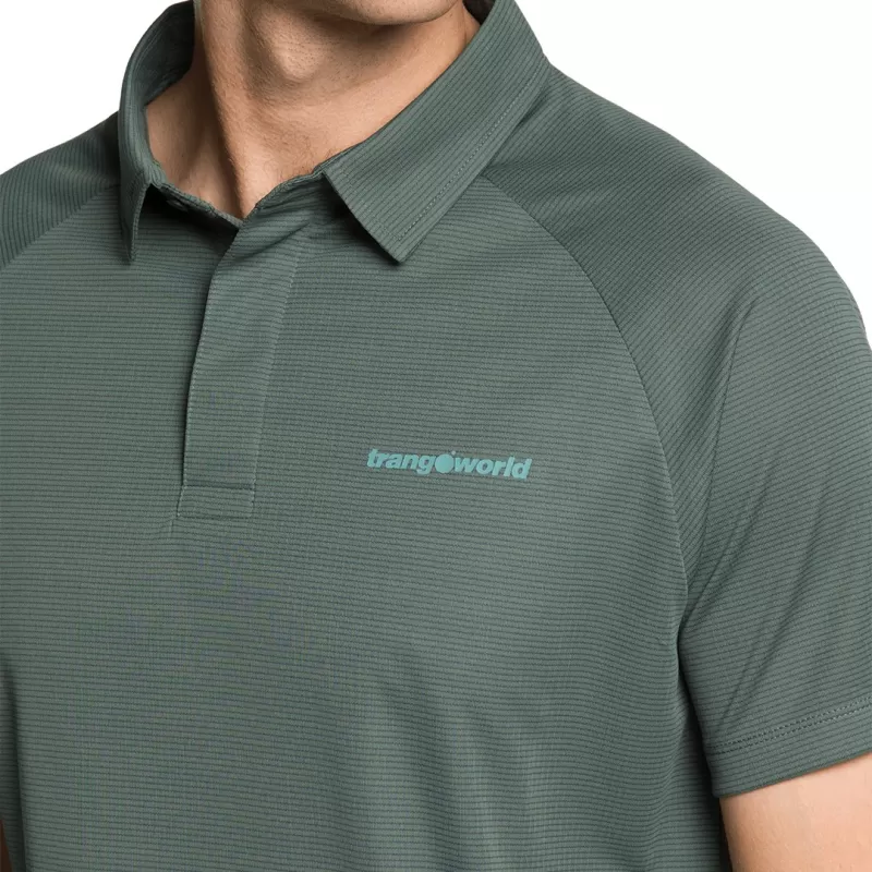 CAMISA POLO COM GORRO AZUL-ESVERDEADO Trangoworld