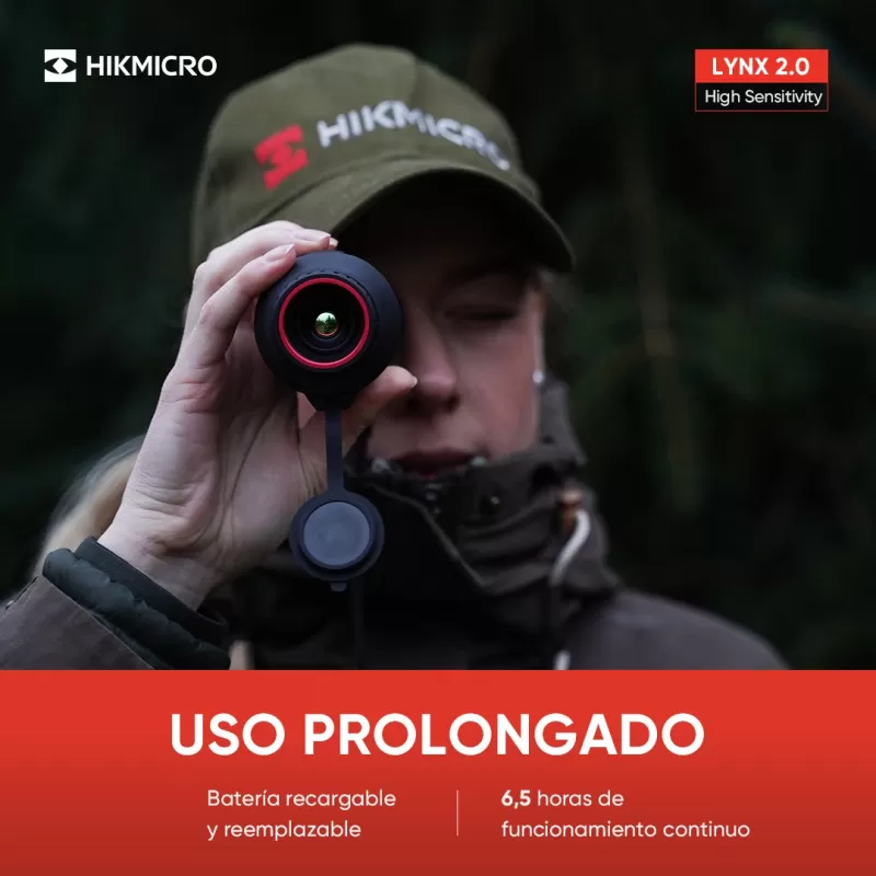 Monocular Térmico HikMicro LYNX Pro LH35 2.0 384X288, 20Mk. 1.800 mt.