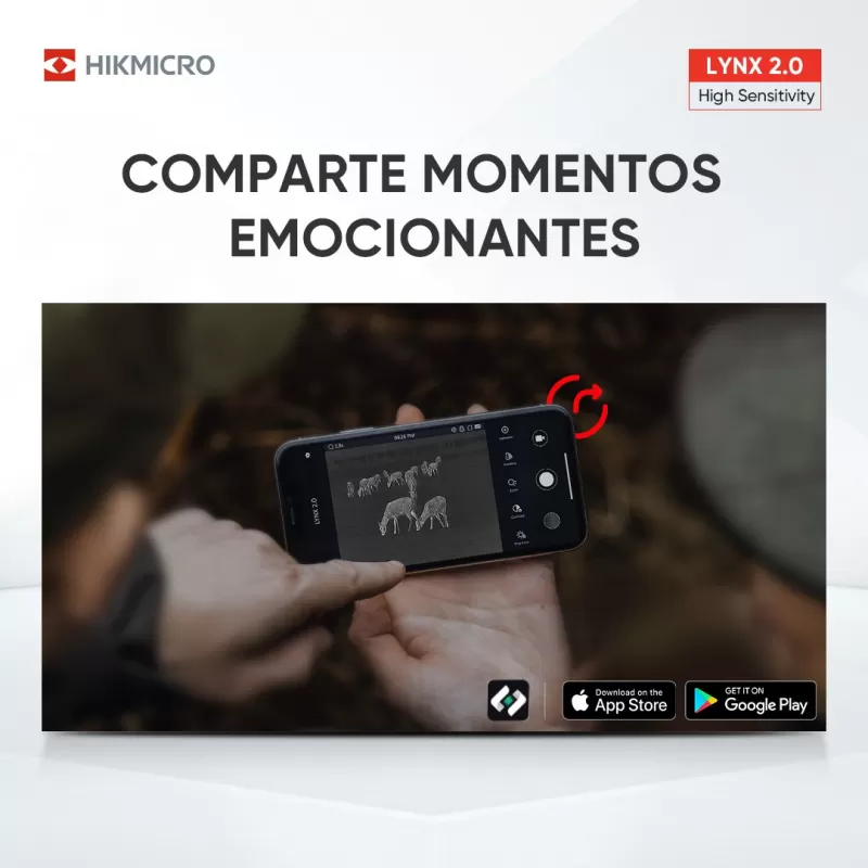 Monocular Térmico HikMicro LYNX Pro LH35 2.0 384X288, 20Mk. 1.800 mt.