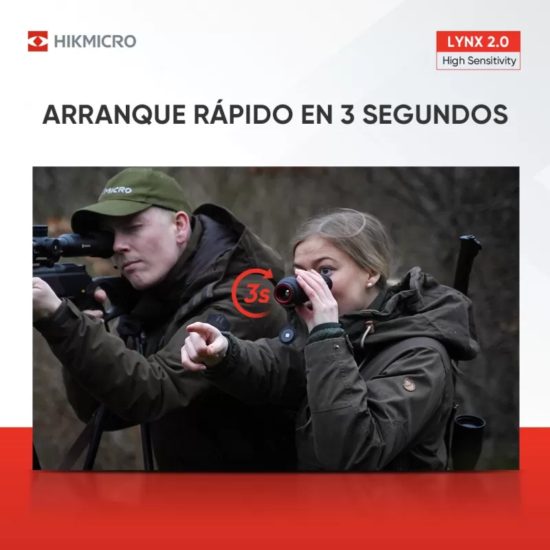Monocular Térmico HikMicro LYNX Pro LH35 2.0 384X288, 20Mk. 1.800 mt.