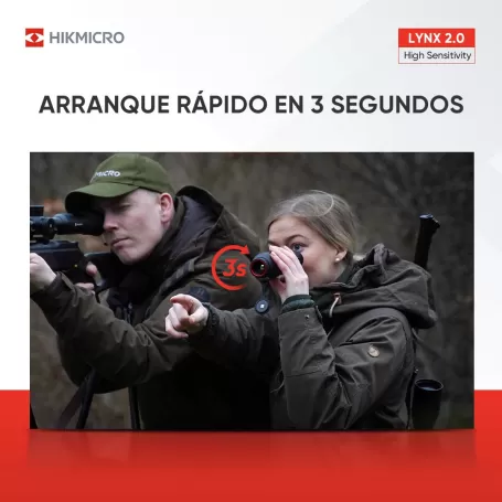 Monocular Térmico HikMicro LYNX Pro LH35 2.0 384X288, 20Mk. 1.800 mt.