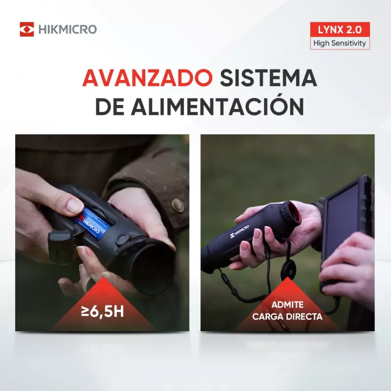 Monocular Térmico HikMicro LYNX Pro LH35 2.0 384X288, 20Mk. 1.800 mt.