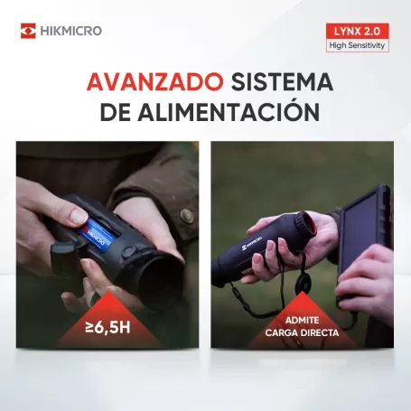 Monocular Térmico HikMicro LYNX Pro LH35 2.0 384X288, 20Mk. 1.800 mt.