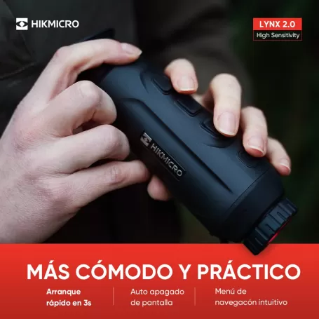 Monocular Térmico HikMicro LYNX Pro LH35 2.0 384X288, 20Mk. 1.800 mt.