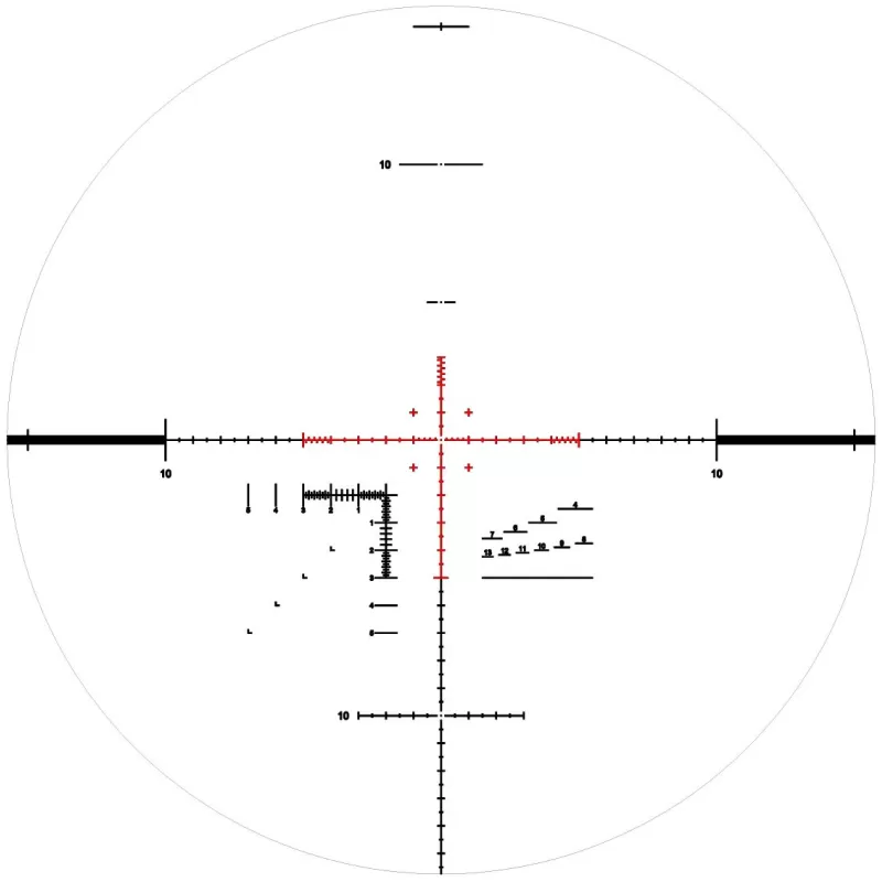 Luneta KAHLES K328i - 3,5-28x50 CCW MSR2/Ki com Direita