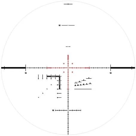Luneta KAHLES K328i - 3,5-28x50 CCW MSR2/Ki com Direita