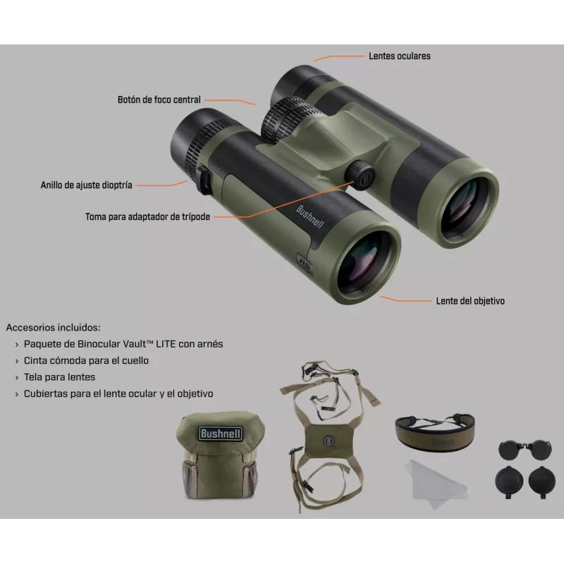 Binóculos BUSHNELL R5 - 12x50