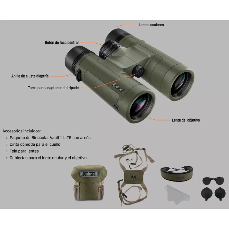 Prismático BUSHNELL R3 - 8x42