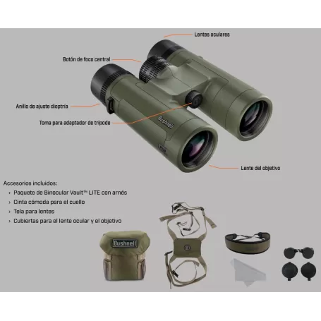 Prismático BUSHNELL R3 - 8x42