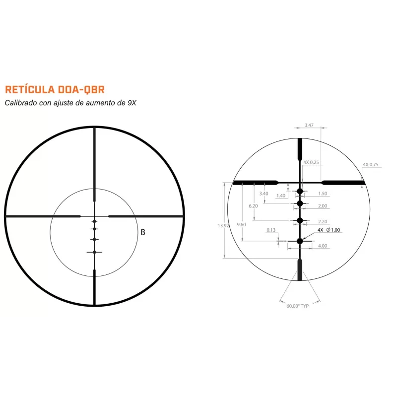 Escopo BUSHNELL R3 6-18x50 DOA-QBR