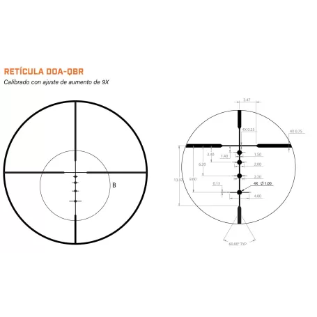Escopo BUSHNELL R3 6-18x50 DOA-QBR